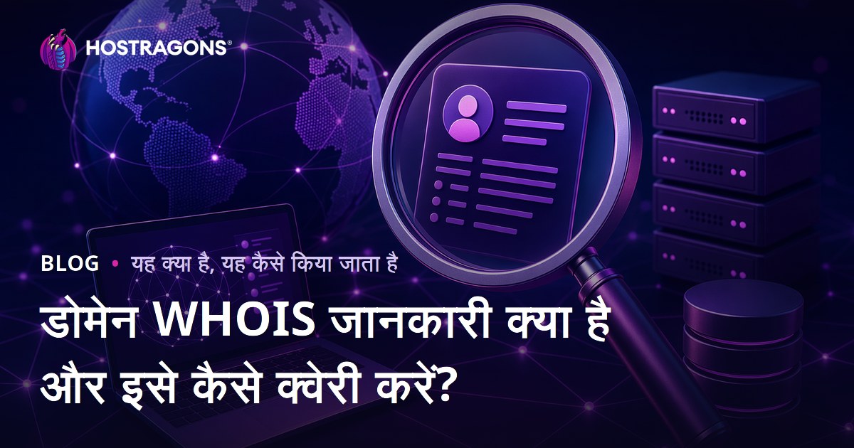 डोमेन WHOIS जानकारी क्या है और इसे कैसे क्वेरी करें?
