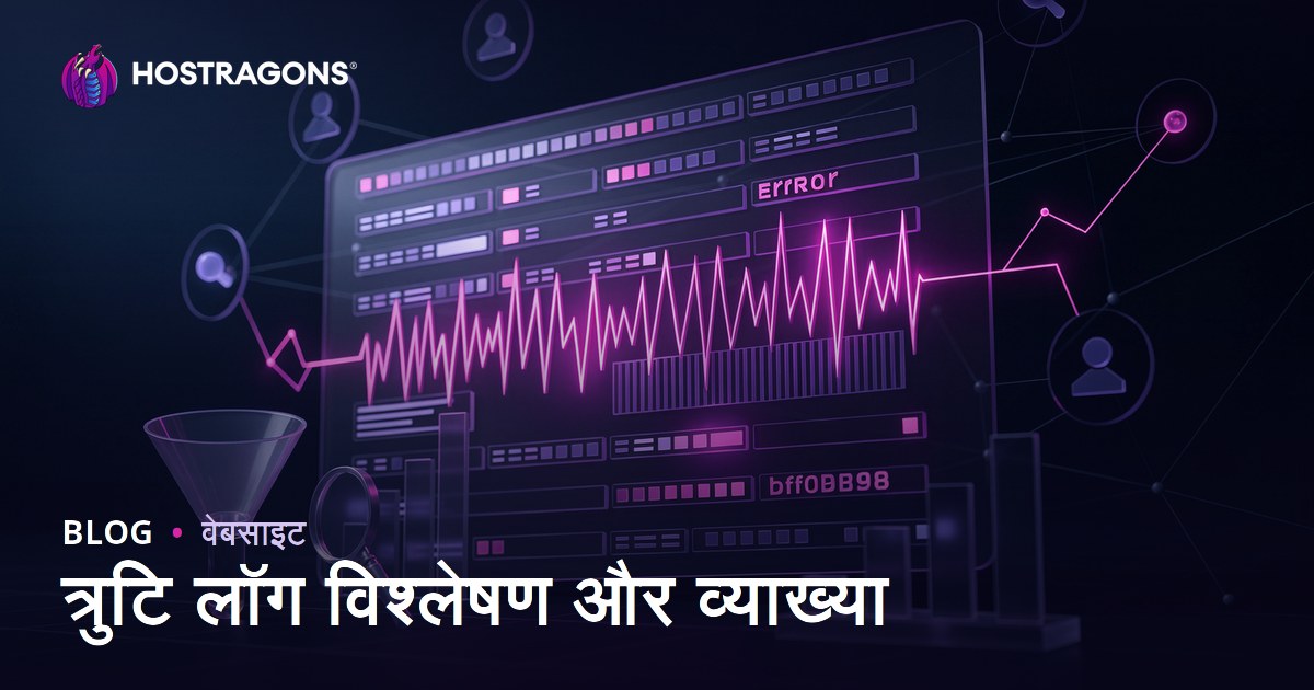 त्रुटि लॉग विश्लेषण और व्याख्या