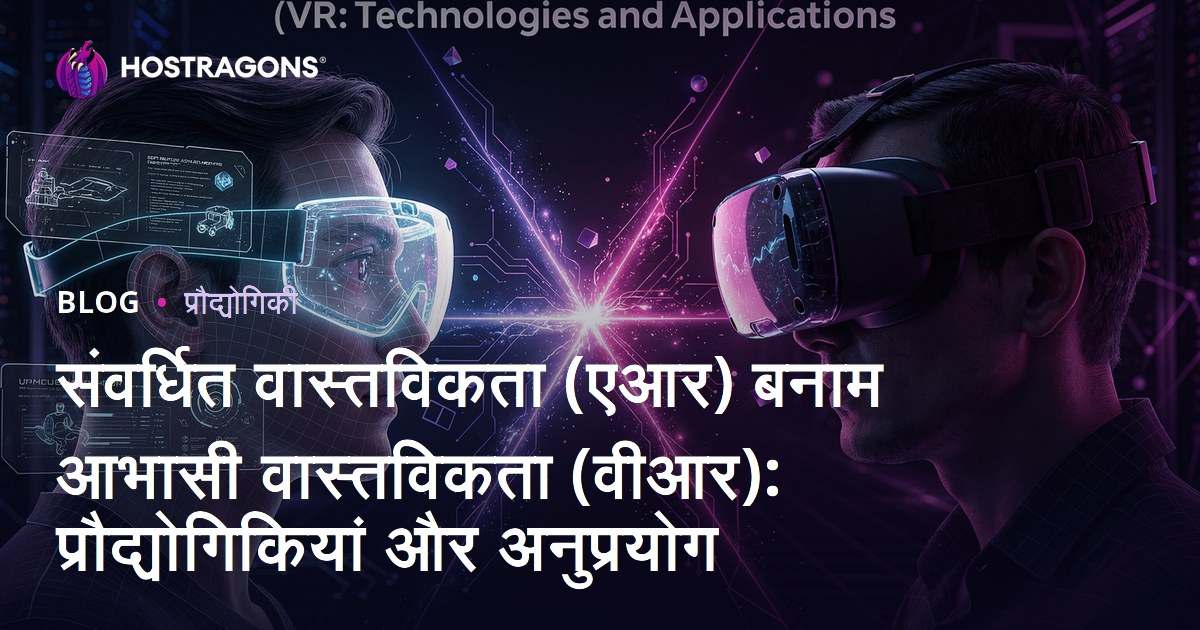 संवर्धित वास्तविकता (एआर) बनाम आभासी वास्तविकता (वीआर): प्रौद्योगिकियां और अनुप्रयोग