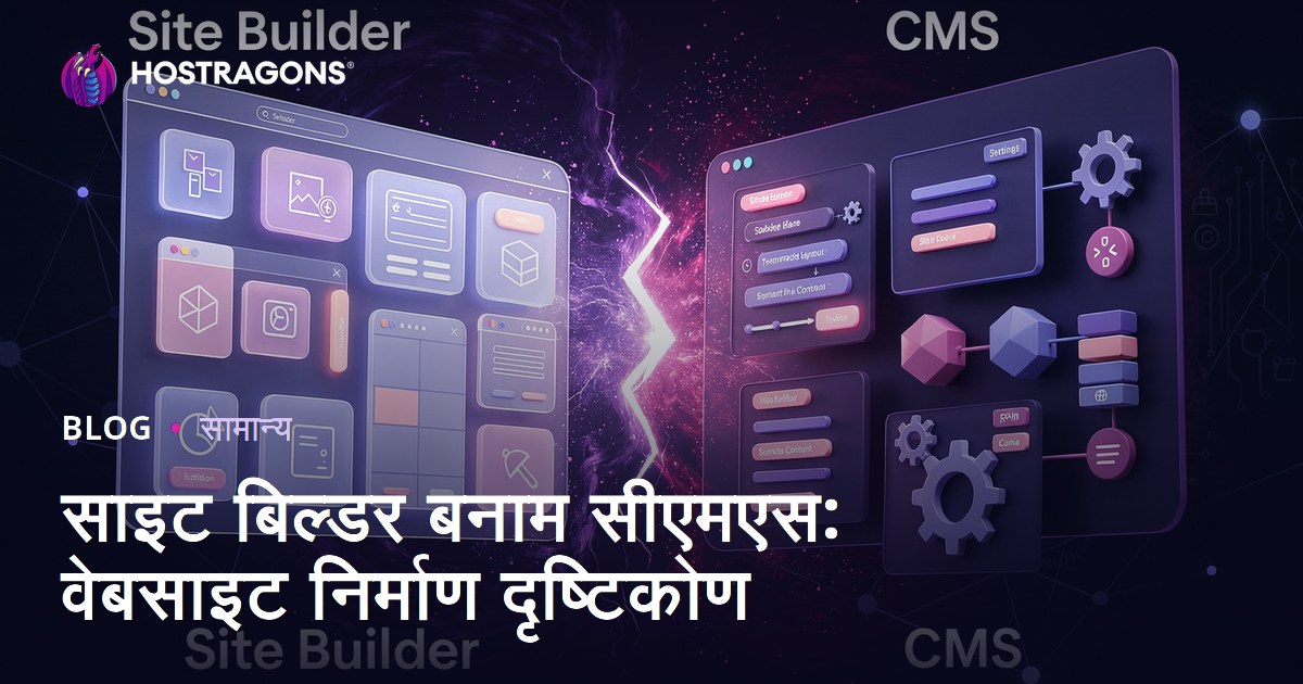साइट बिल्डर बनाम सीएमएस: वेबसाइट निर्माण दृष्टिकोण