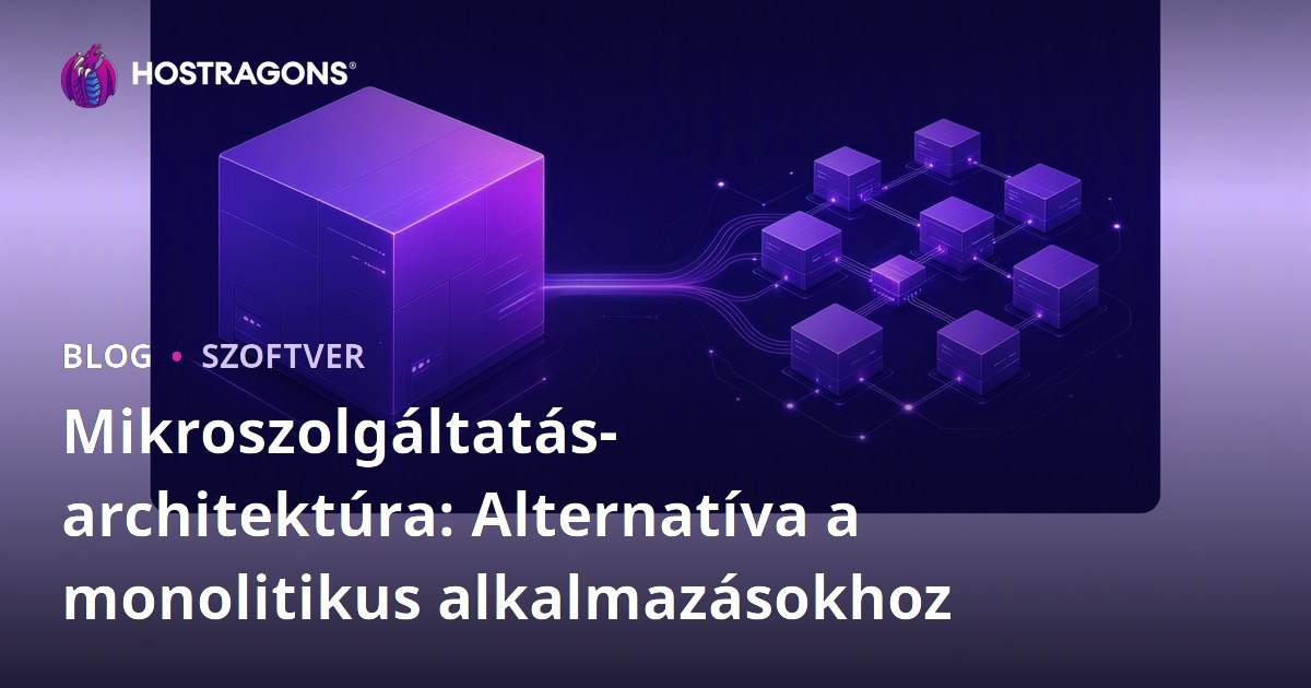 Mikroszolgáltatás-architektúra: Alternatíva a monolitikus alkalmazásokhoz