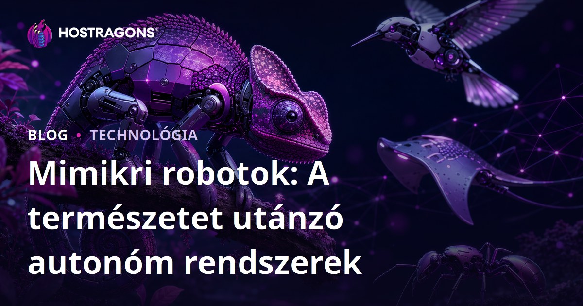 Mimikri robotok: A természetet utánzó autonóm rendszerek