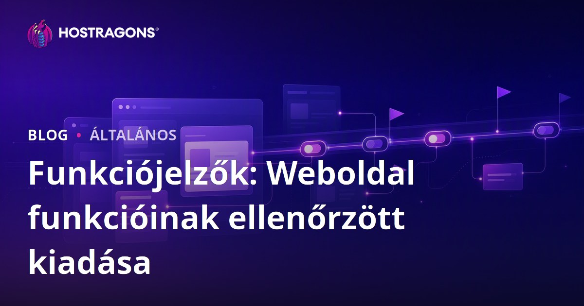 Funkciójelzők: Weboldal funkcióinak ellenőrzött kiadása
