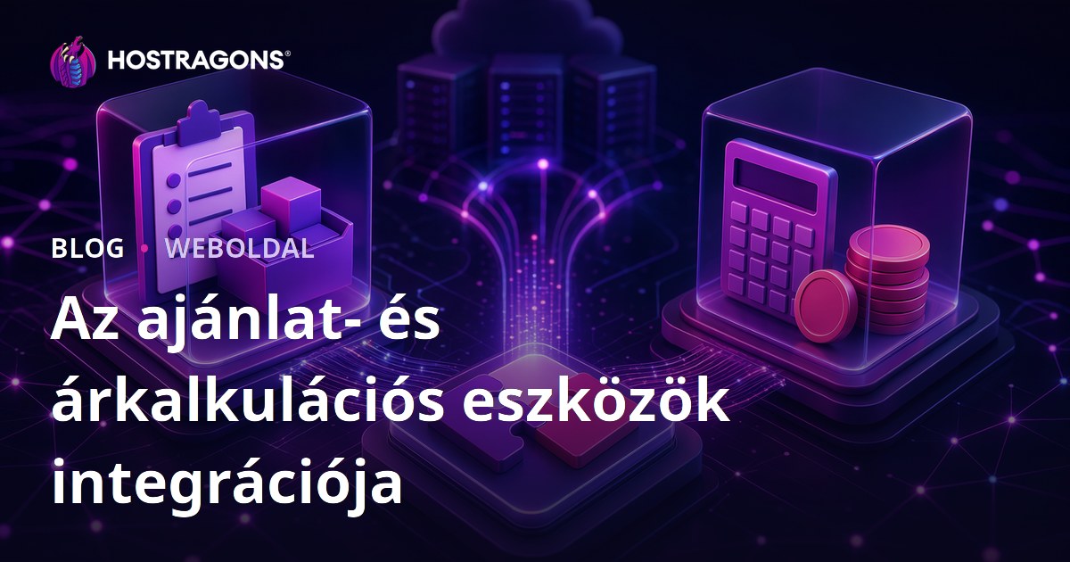 Az ajánlat- és árkalkulációs eszközök integrációja