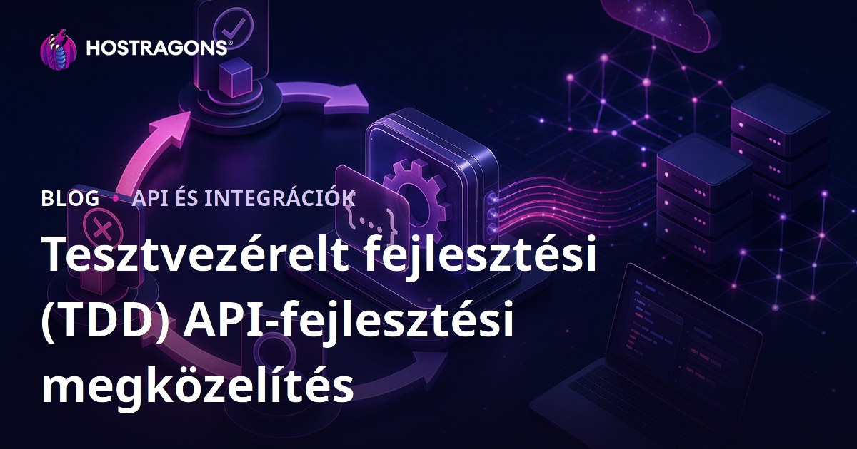 Tesztvezérelt fejlesztési (TDD) API-fejlesztési megközelítés