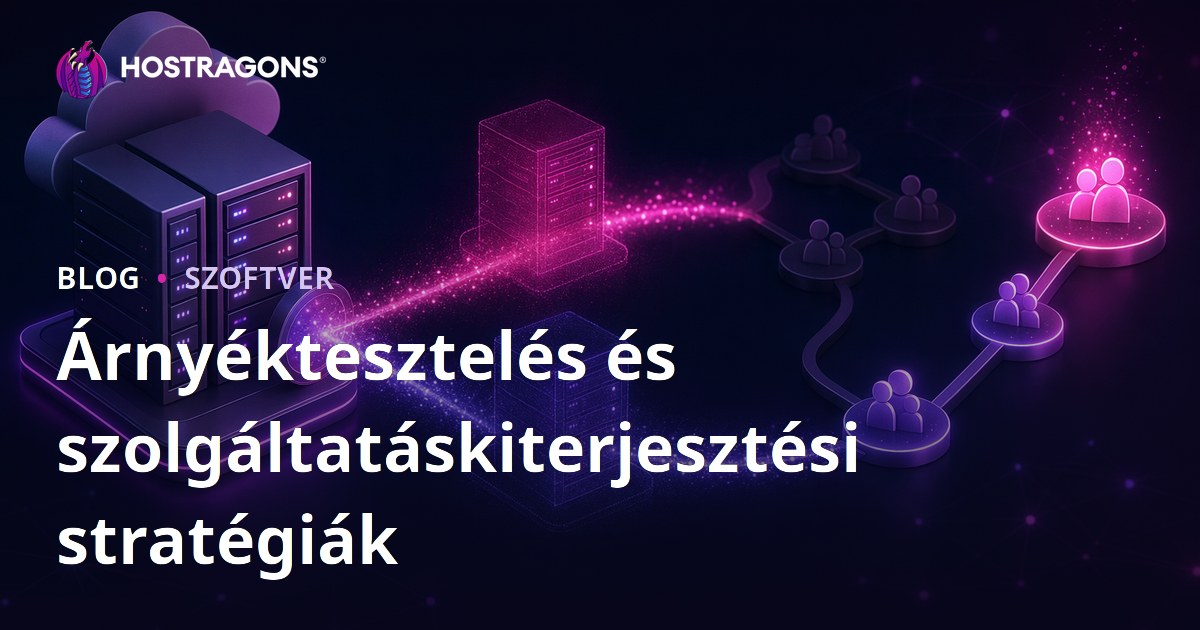 Árnyéktesztelés és szolgáltatáskiterjesztési stratégiák