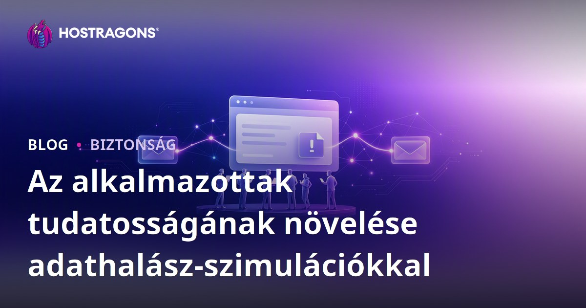 Az alkalmazottak tudatosságának növelése adathalász-szimulációkkal