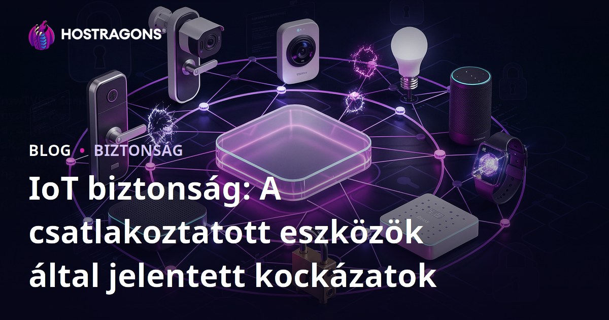 IoT biztonság: A csatlakoztatott eszközök által jelentett kockázatok