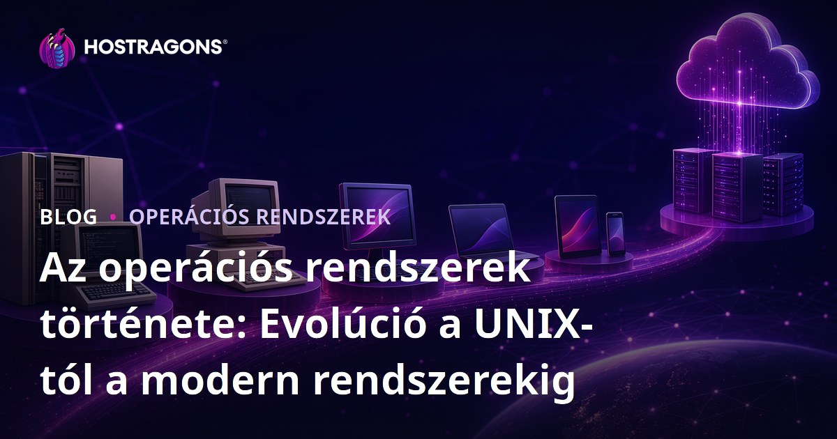 Az operációs rendszerek története: Evolúció a UNIX-tól a modern rendszerekig