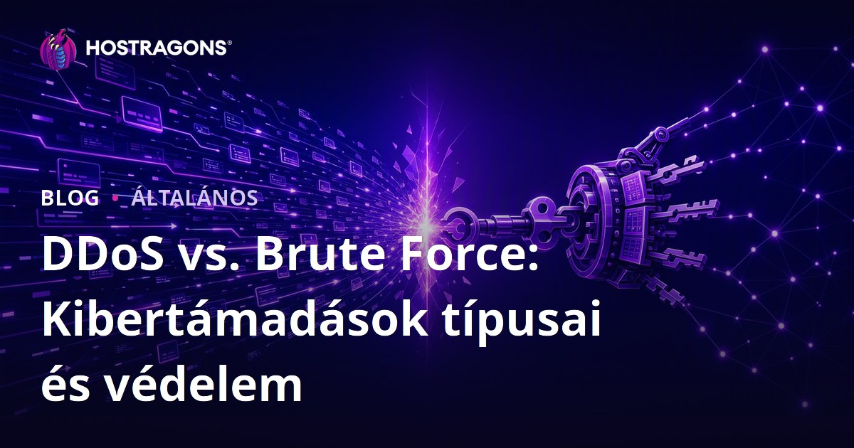 DDoS vs. Brute Force: Kibertámadások típusai és védelem