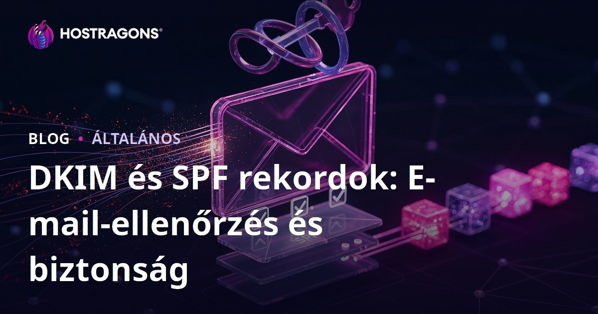 DKIM és SPF rekordok: E-mail-ellenőrzés és biztonság