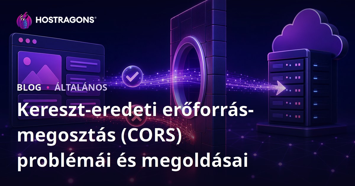 Kereszt-eredeti erőforrás-megosztás (CORS) problémái és megoldásai