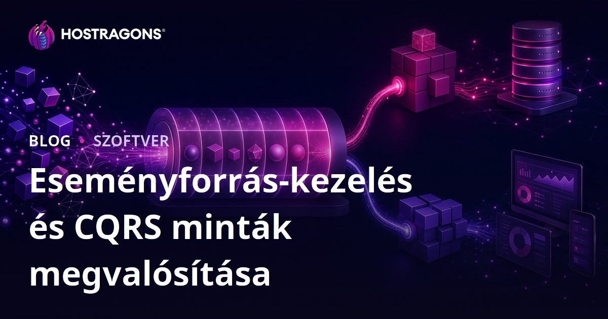 Eseményforrás-kezelés és CQRS minták megvalósítása