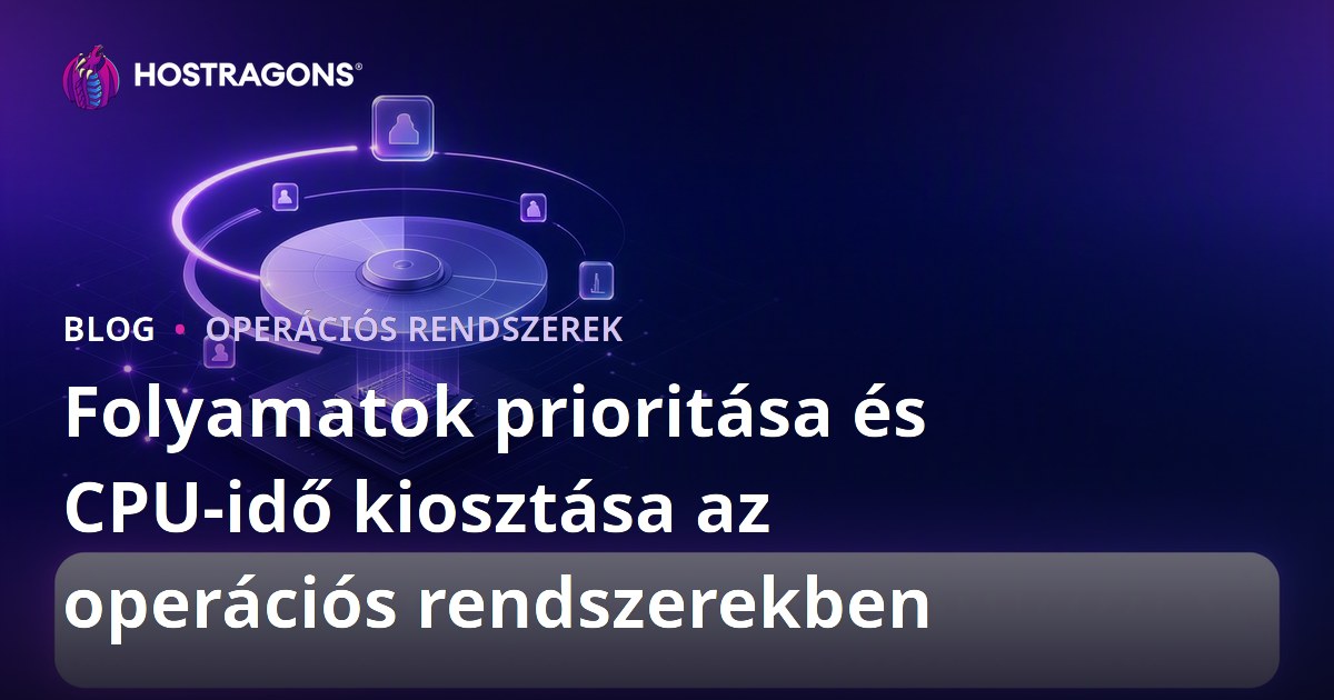 Folyamatok prioritása és CPU-idő kiosztása az operációs rendszerekben