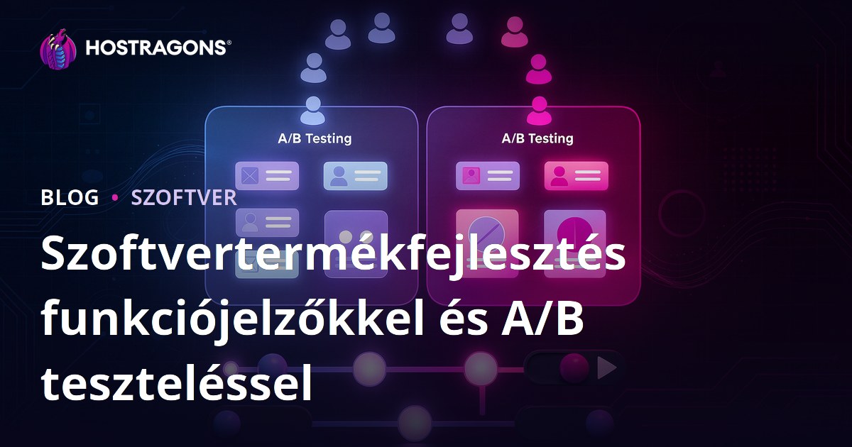 Szoftvertermékfejlesztés funkciójelzőkkel és A/B teszteléssel