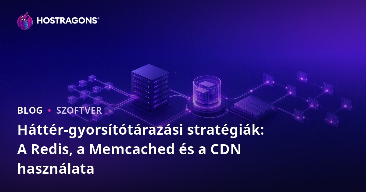 Háttér-gyorsítótárazási stratégiák: A Redis, a Memcached és a CDN használata