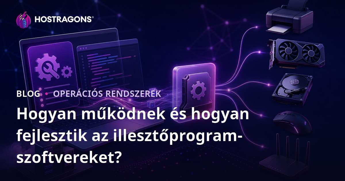 Hogyan működnek és hogyan fejlesztik az illesztőprogram-szoftvereket?