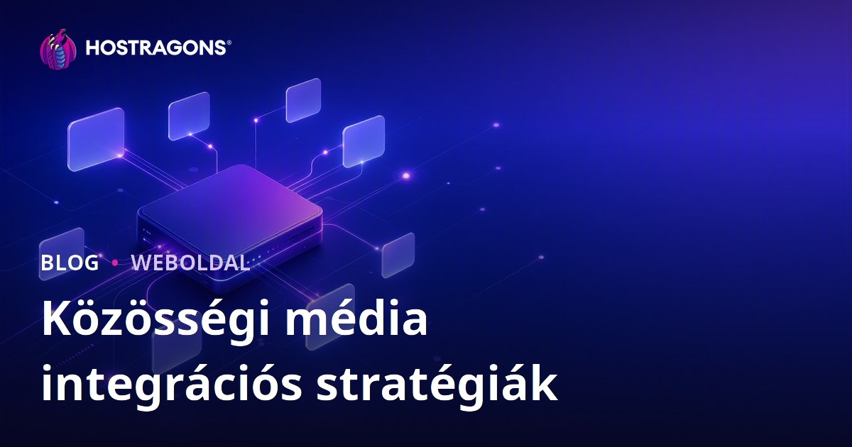 Közösségi média integrációs stratégiák
