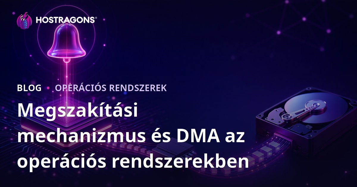 Megszakítási mechanizmus és DMA az operációs rendszerekben