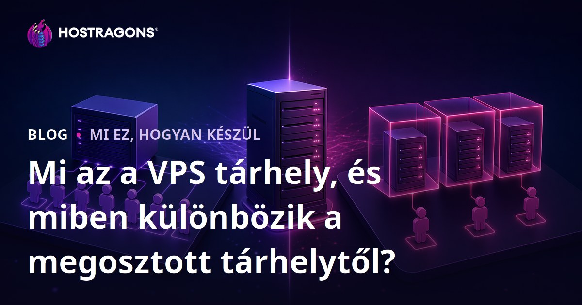 Mi az a VPS tárhely, és miben különbözik a megosztott tárhelytől?
