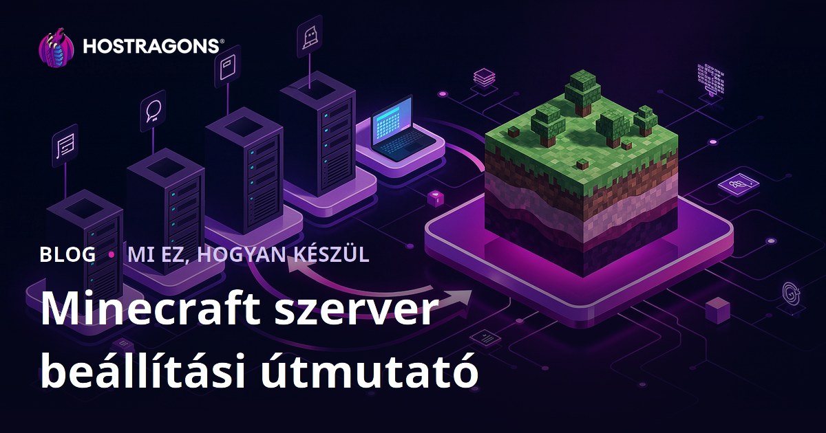 Minecraft szerver beállítási útmutató