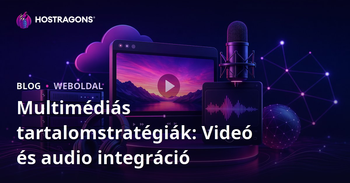 Multimédiás tartalomstratégiák: Videó és audio integráció