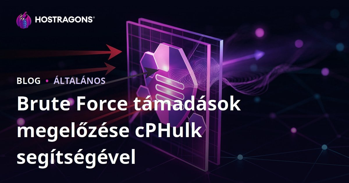 Brute Force támadások megelőzése cPHulk segítségével