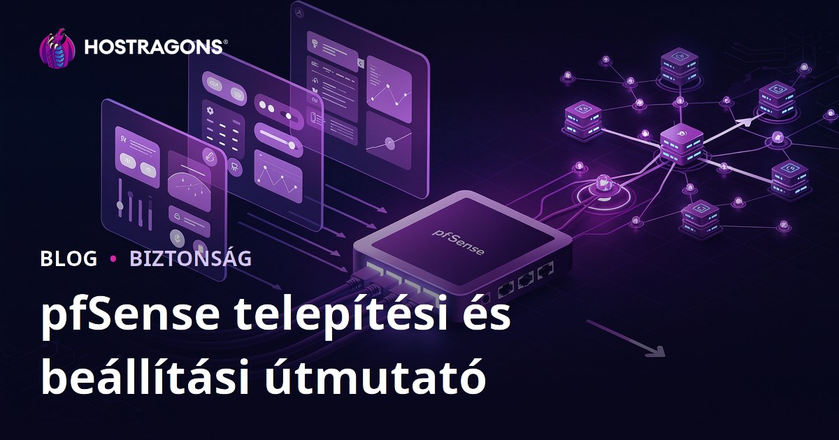 pfSense telepítési és beállítási útmutató