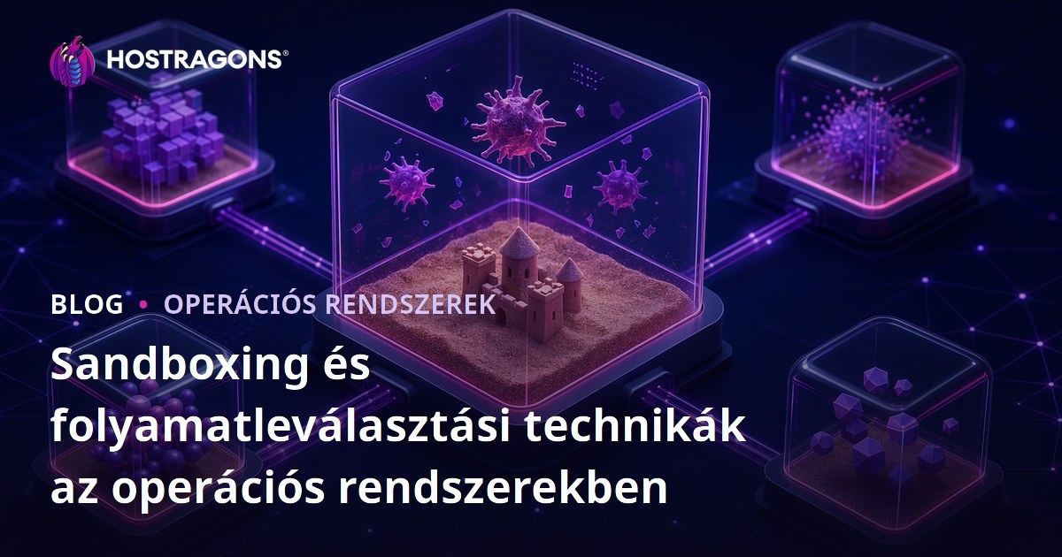 Sandboxing és folyamatleválasztási technikák az operációs rendszerekben