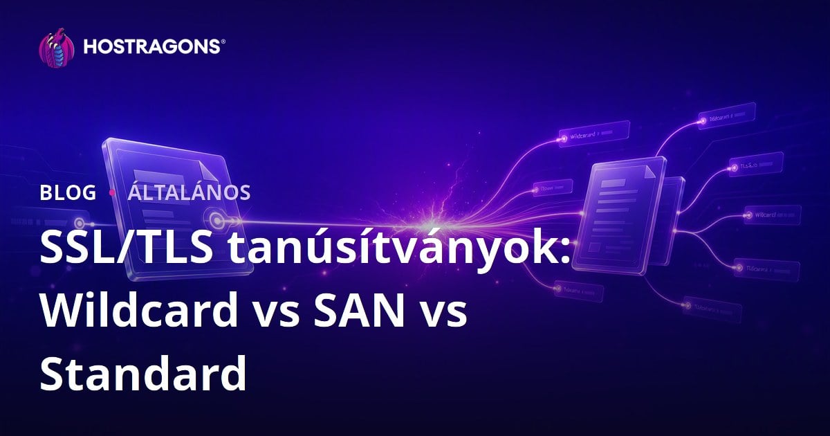 SSL/TLS tanúsítványok: Wildcard vs SAN vs Standard