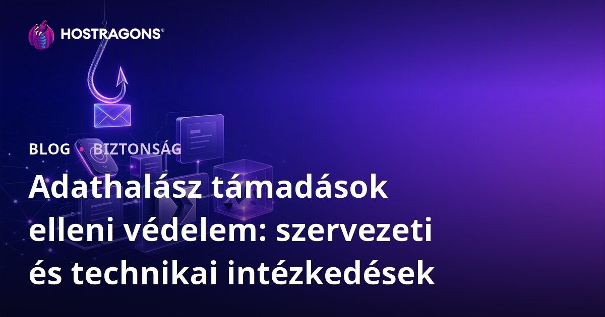 Adathalász támadások elleni védelem: szervezeti és technikai intézkedések