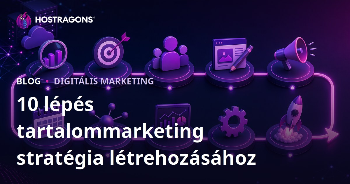 10 lépés tartalommarketing stratégia létrehozásához