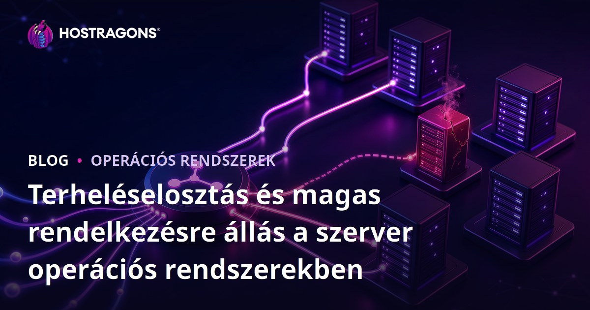 Terheléselosztás és magas rendelkezésre állás a szerver operációs rendszerekben