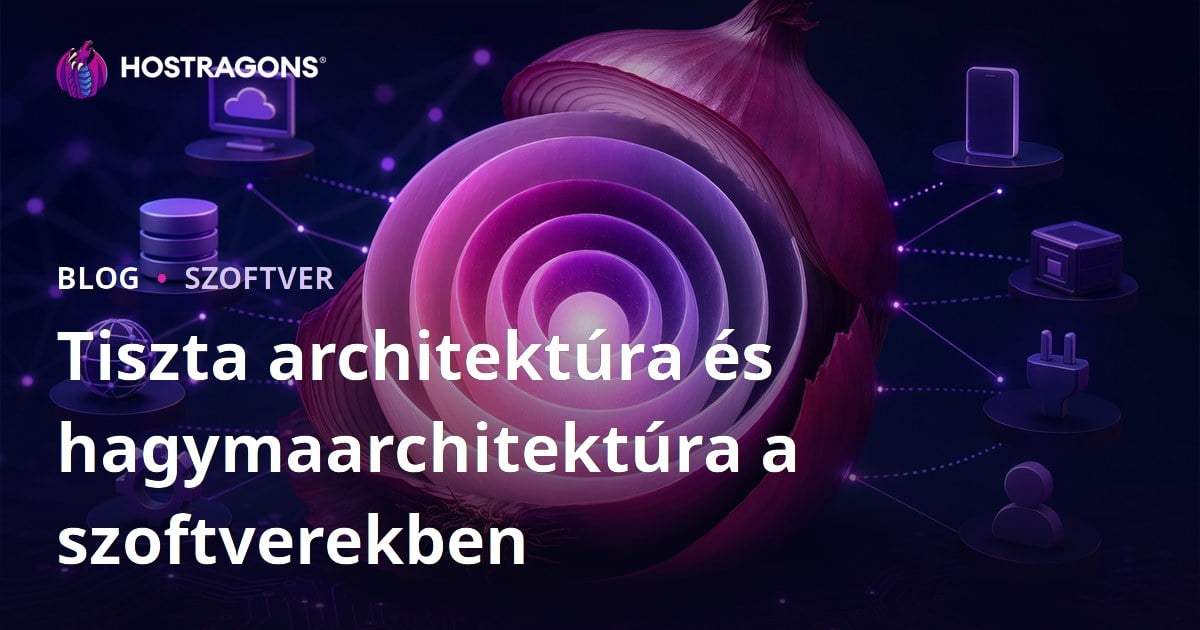 Tiszta architektúra és hagymaarchitektúra a szoftverekben