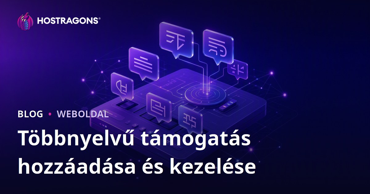 Többnyelvű támogatás hozzáadása és kezelése