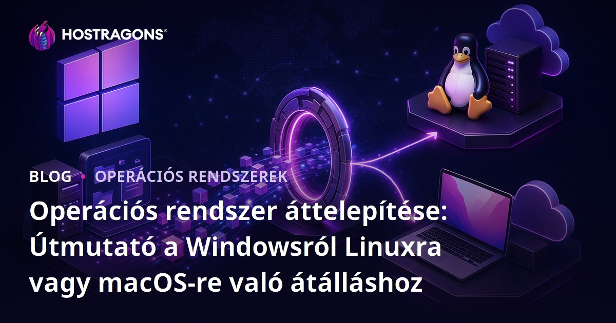Operációs rendszer áttelepítése: Útmutató a Windowsról Linuxra vagy macOS-re való átálláshoz