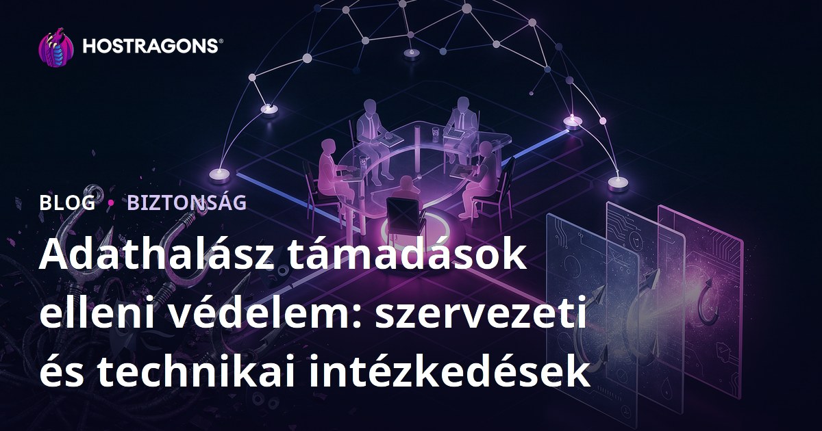 Adathalász támadások elleni védelem: szervezeti és technikai intézkedések