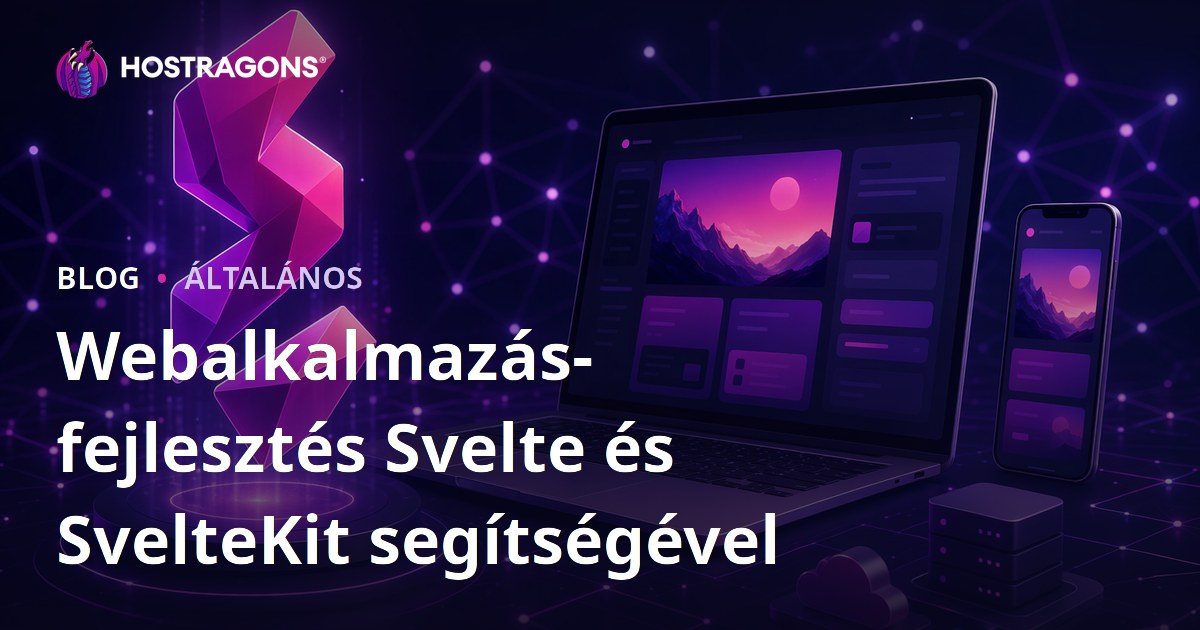 Webalkalmazás-fejlesztés Svelte és SvelteKit segítségével