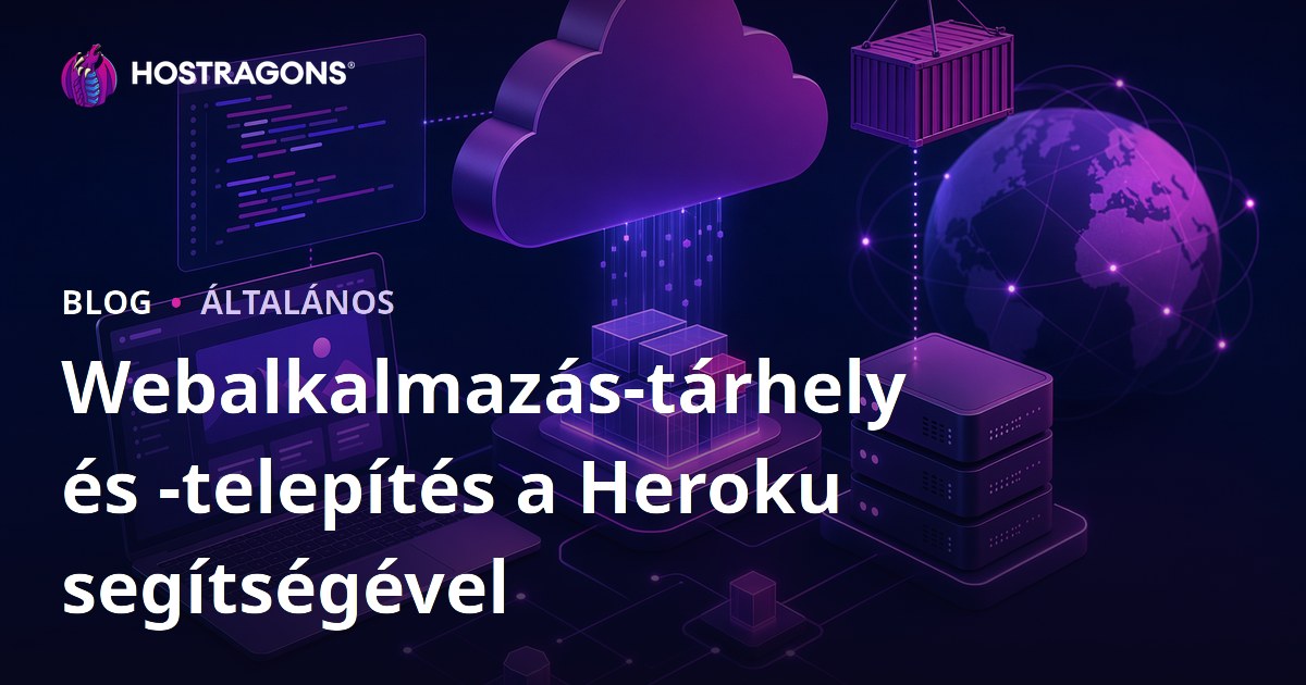 Webalkalmazás-tárhely és -telepítés a Heroku segítségével