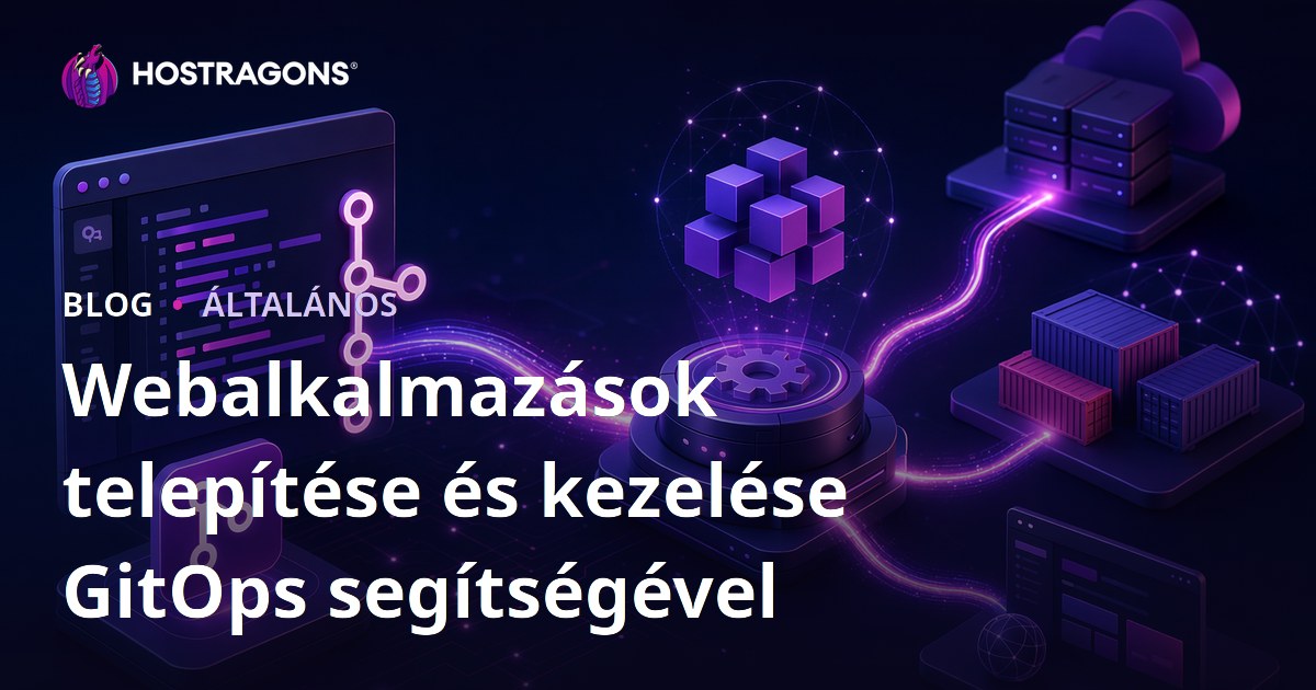 Webalkalmazások telepítése és kezelése GitOps segítségével