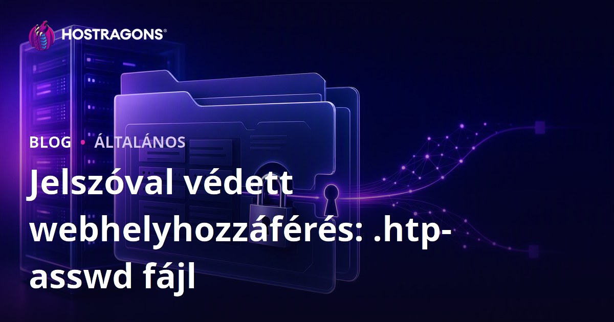Jelszóval védett webhelyhozzáférés: .htpasswd fájl