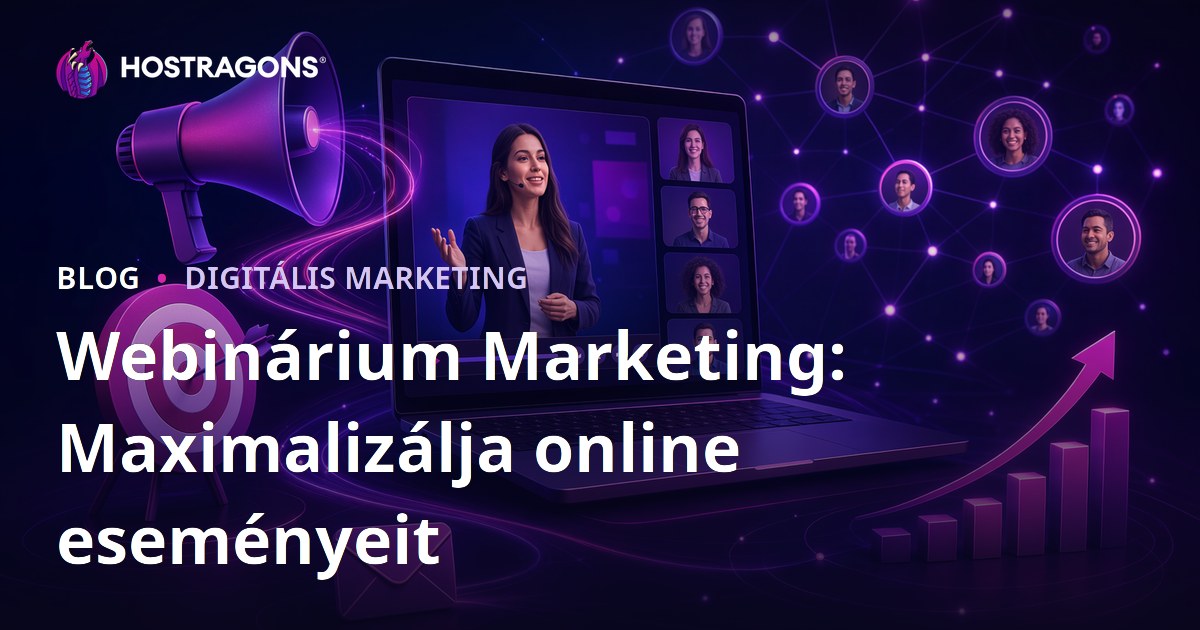 Webinárium Marketing: Maximalizálja online eseményeit