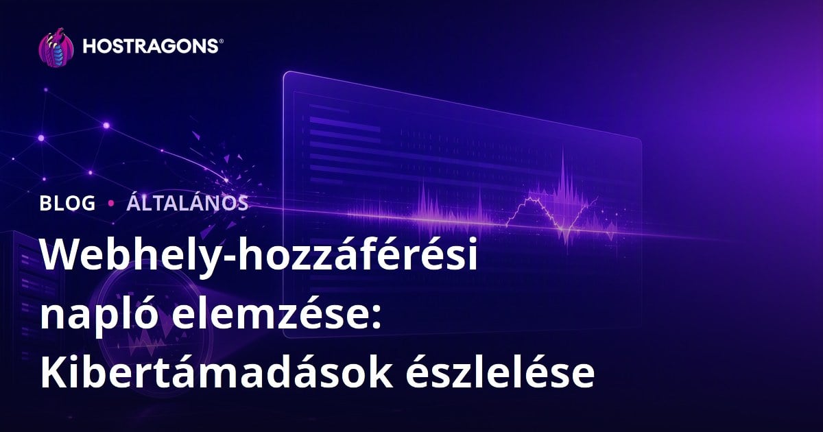 Webhely-hozzáférési napló elemzése: Kibertámadások észlelése