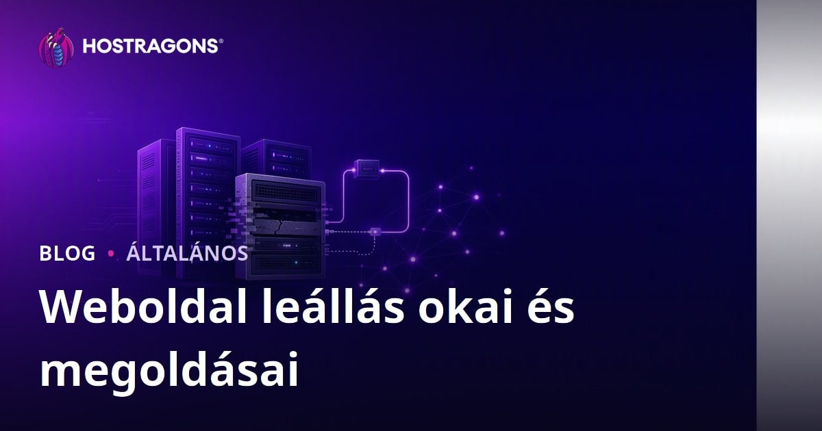 Weboldal leállás okai és megoldásai