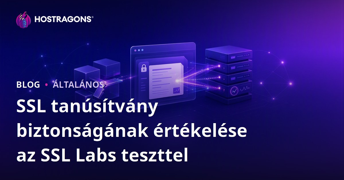 SSL tanúsítvány biztonságának értékelése az SSL Labs teszttel