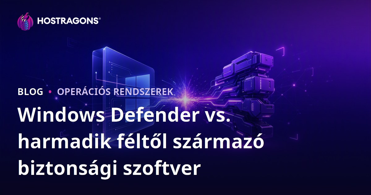 Windows Defender vs. harmadik féltől származó biztonsági szoftver