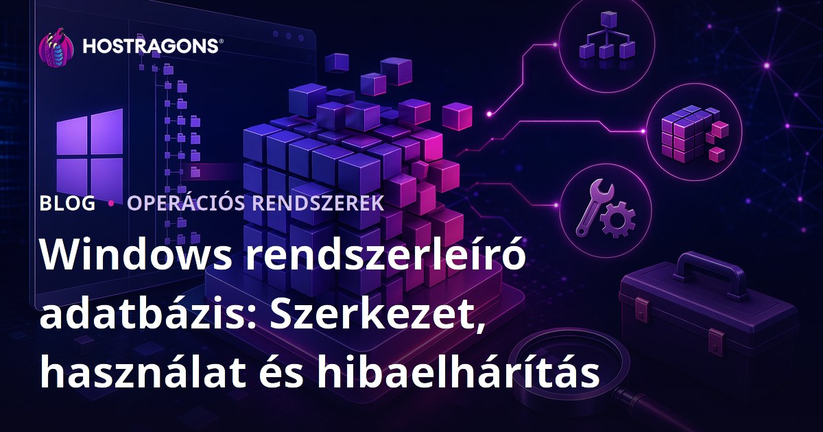 Windows rendszerleíró adatbázis: Szerkezet, használat és hibaelhárítás