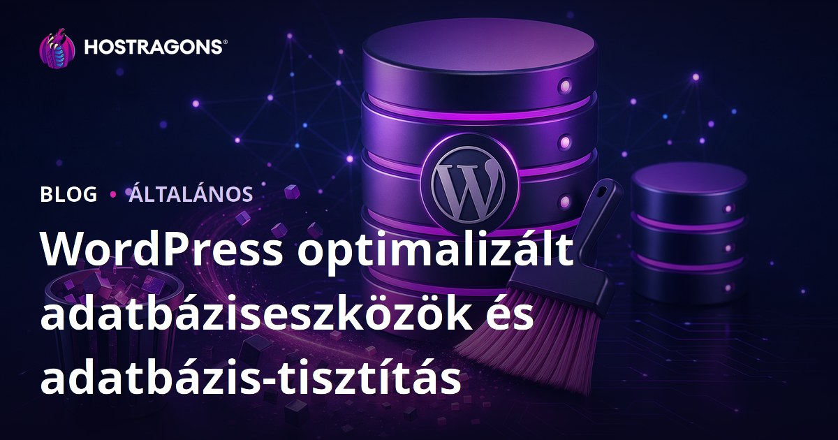 WordPress optimalizált adatbáziseszközök és adatbázis-tisztítás