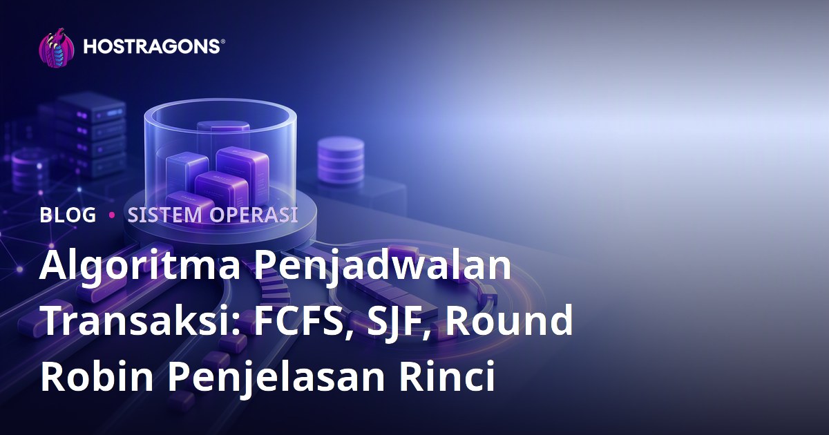 Algoritma Penjadwalan Transaksi: FCFS, SJF, Round Robin Penjelasan Rinci