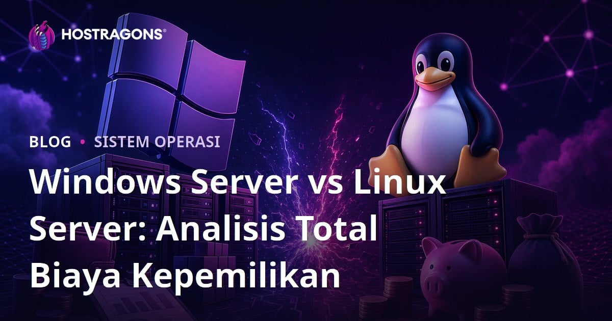 Windows Server vs Linux Server: Analisis Total Biaya Kepemilikan